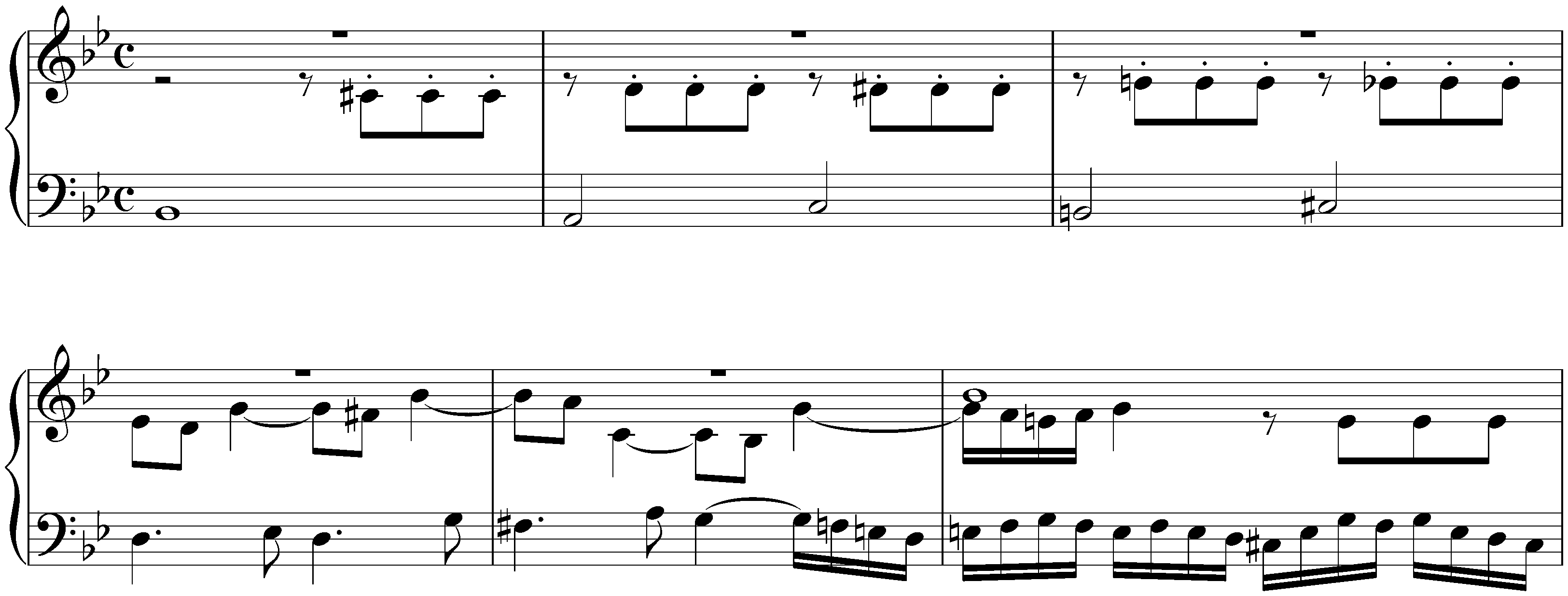 Fugue in G minor on B-A-C-H, BWV Anh. 109