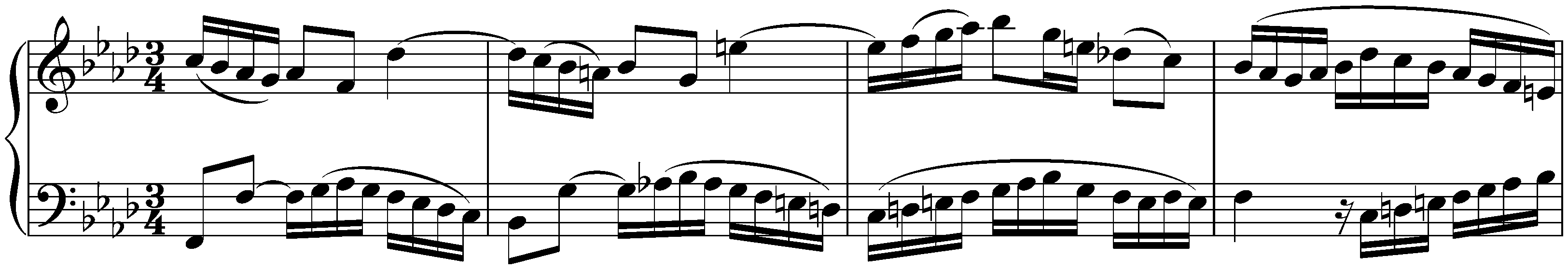 Fifteen Inventions, BWV 772–786; 9. F minor, BWV 780