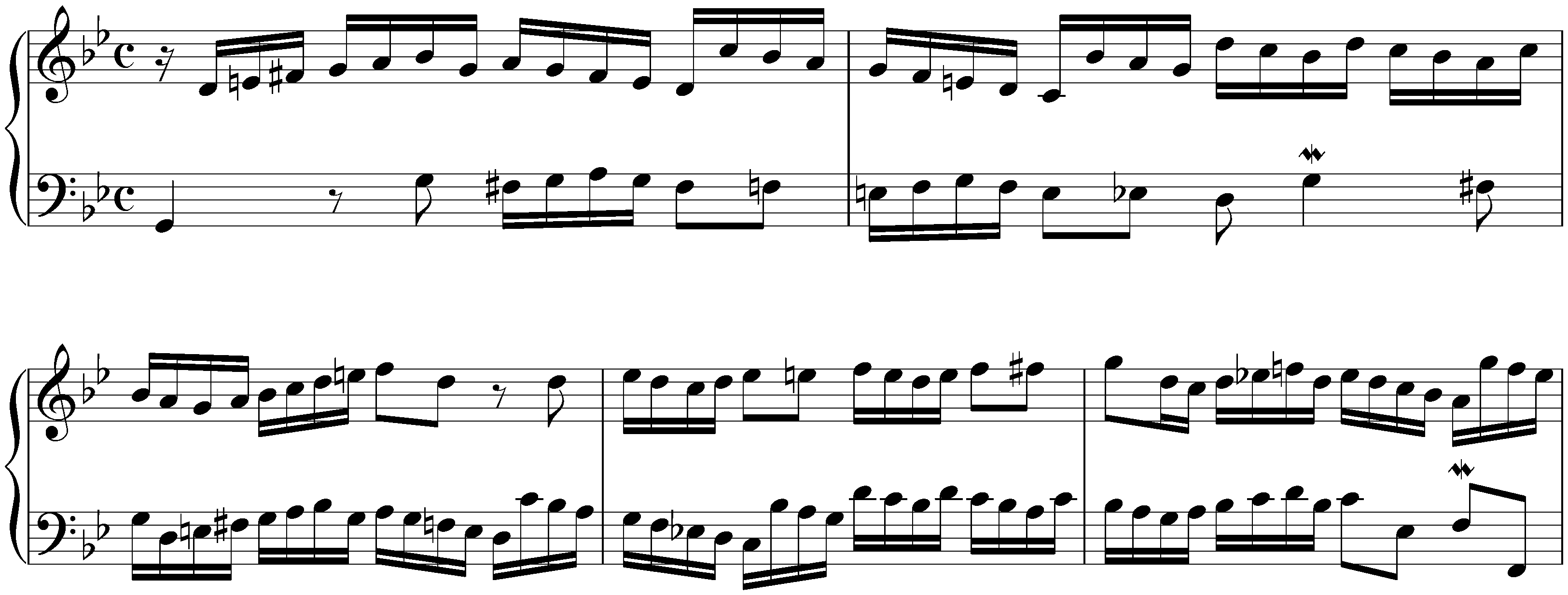 Fifteen Inventions, BWV 772–786; 11. G minor, BWV 782