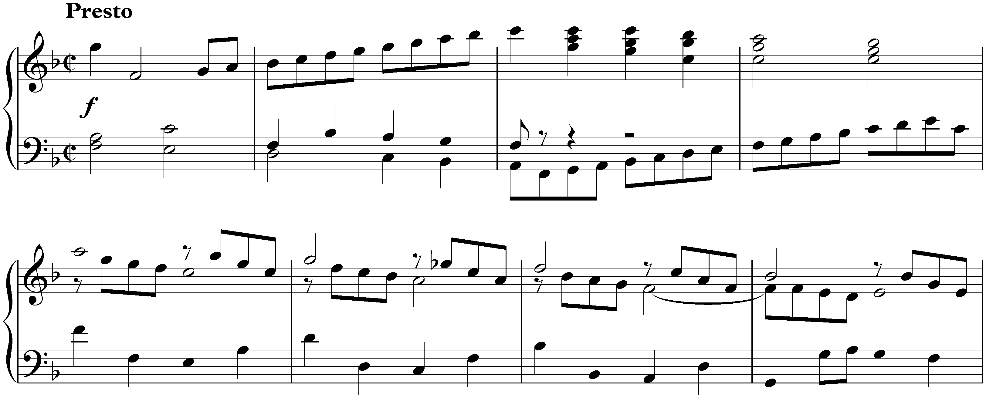 Italian Concerto in F major, BWV 971; 3. Presto