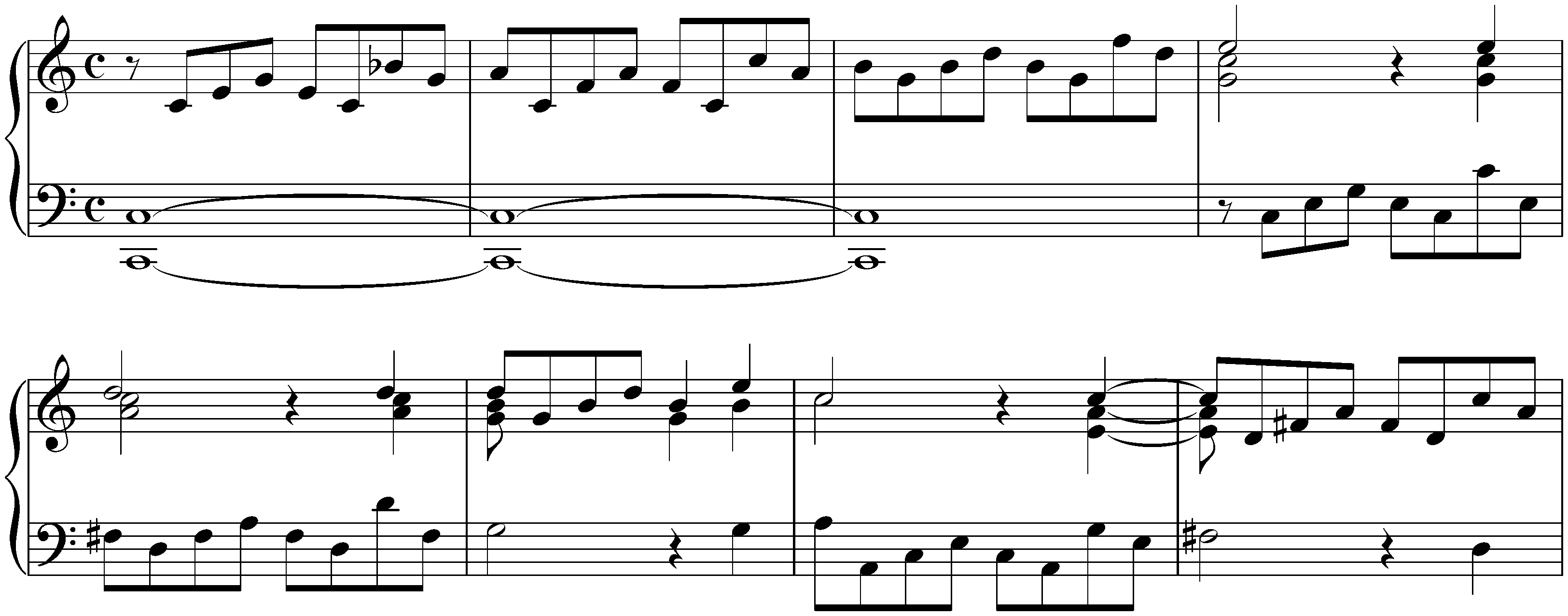 Five little Preludes, BWV 939–943; 1. C major, BWV 939