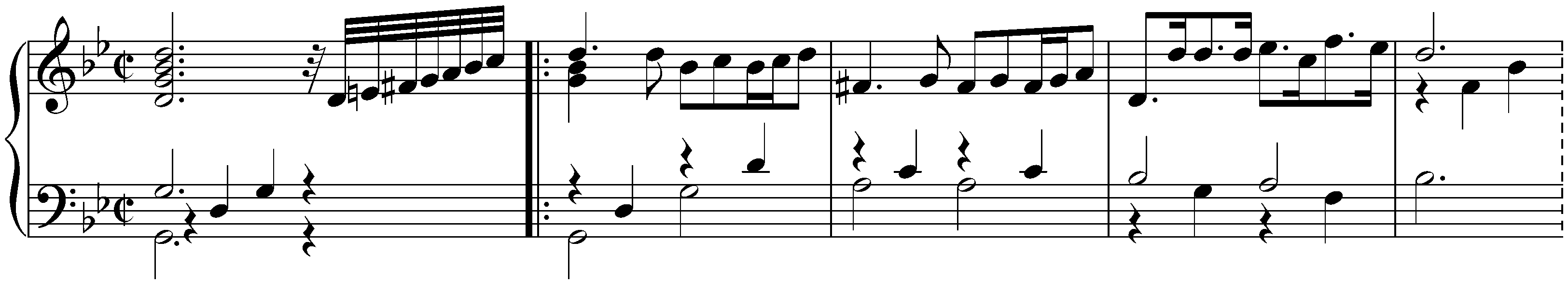 Overture in G minor, BWV 822; 1. Overture