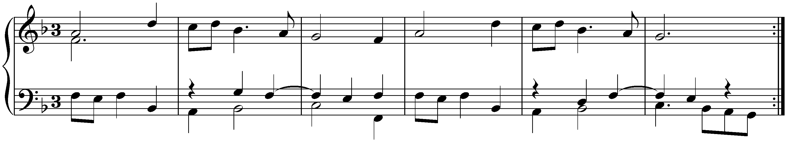 Overture (Suite) in F major, BWV 820; 3. Menuet – Trio