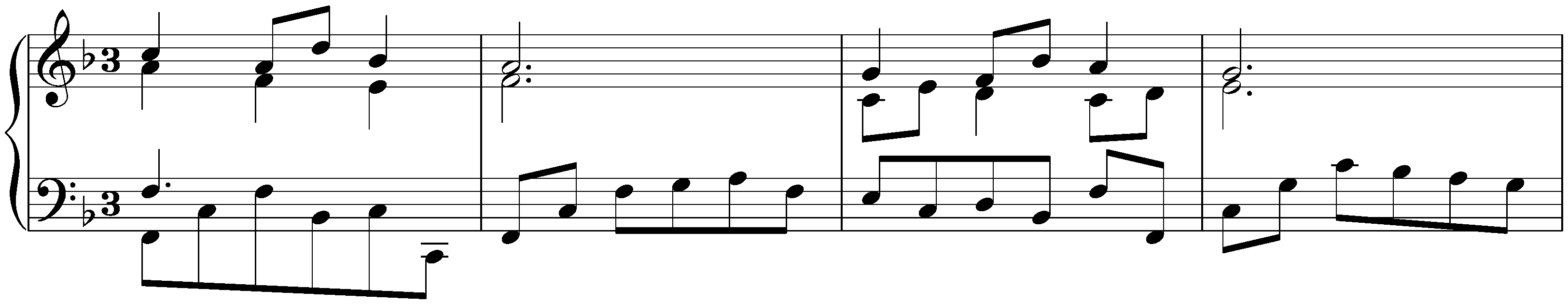 Overture (Suite) in F major, BWV 820; 3. Menuet – Trio