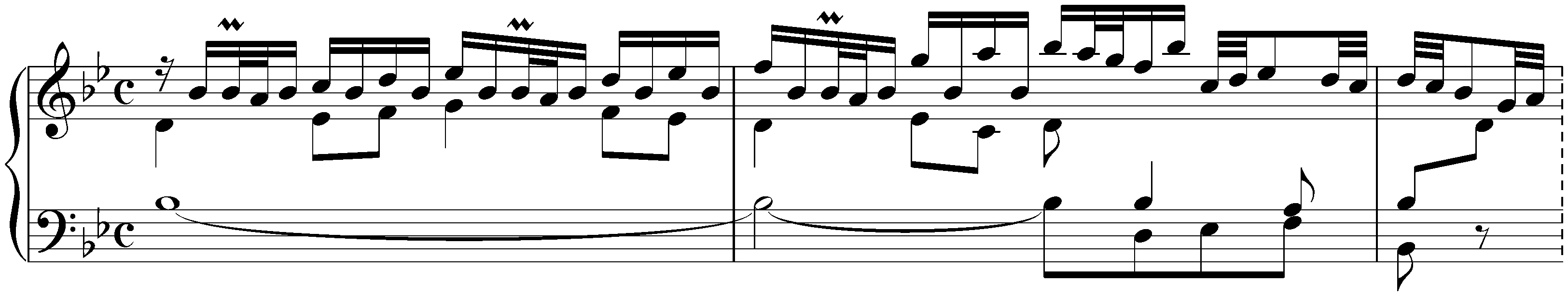 Partita no. 1 in B-flat major, BWV 825; 1. Praeludium