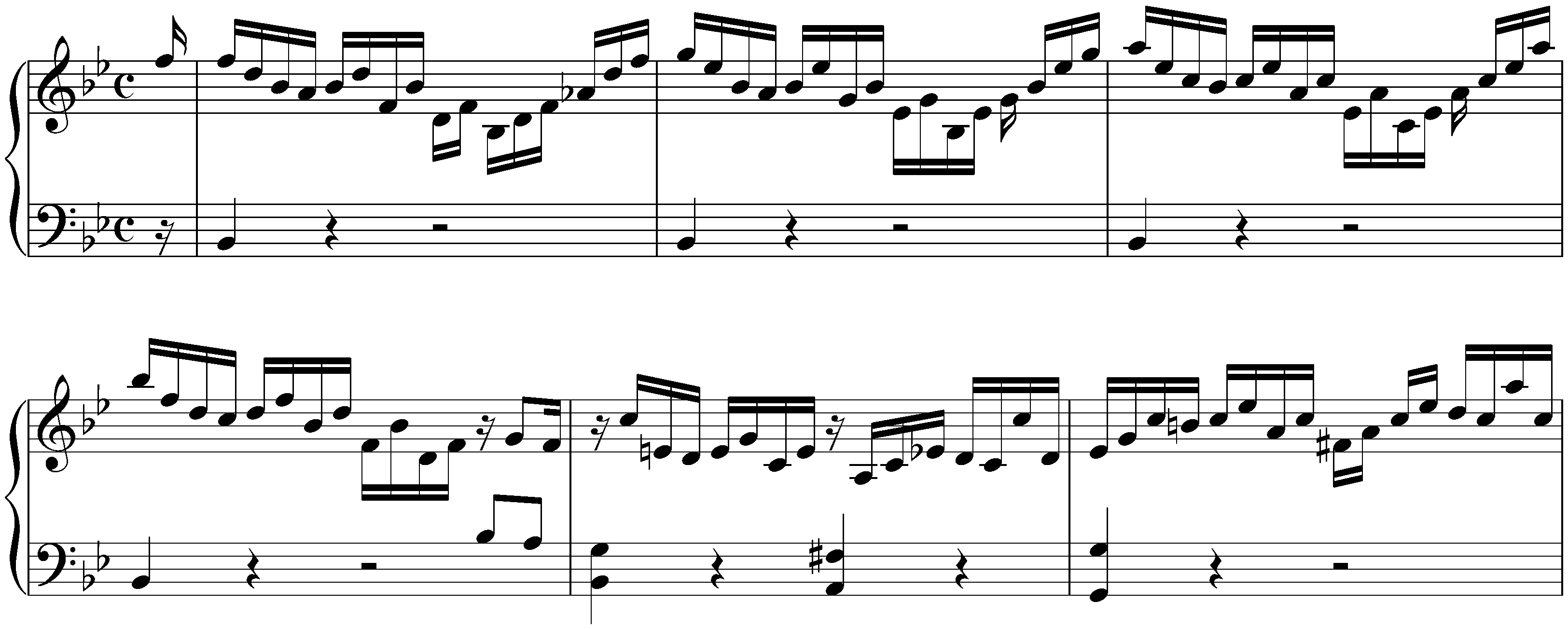 Partita no. 1 in B-flat major, BWV 825; 2. Allemande