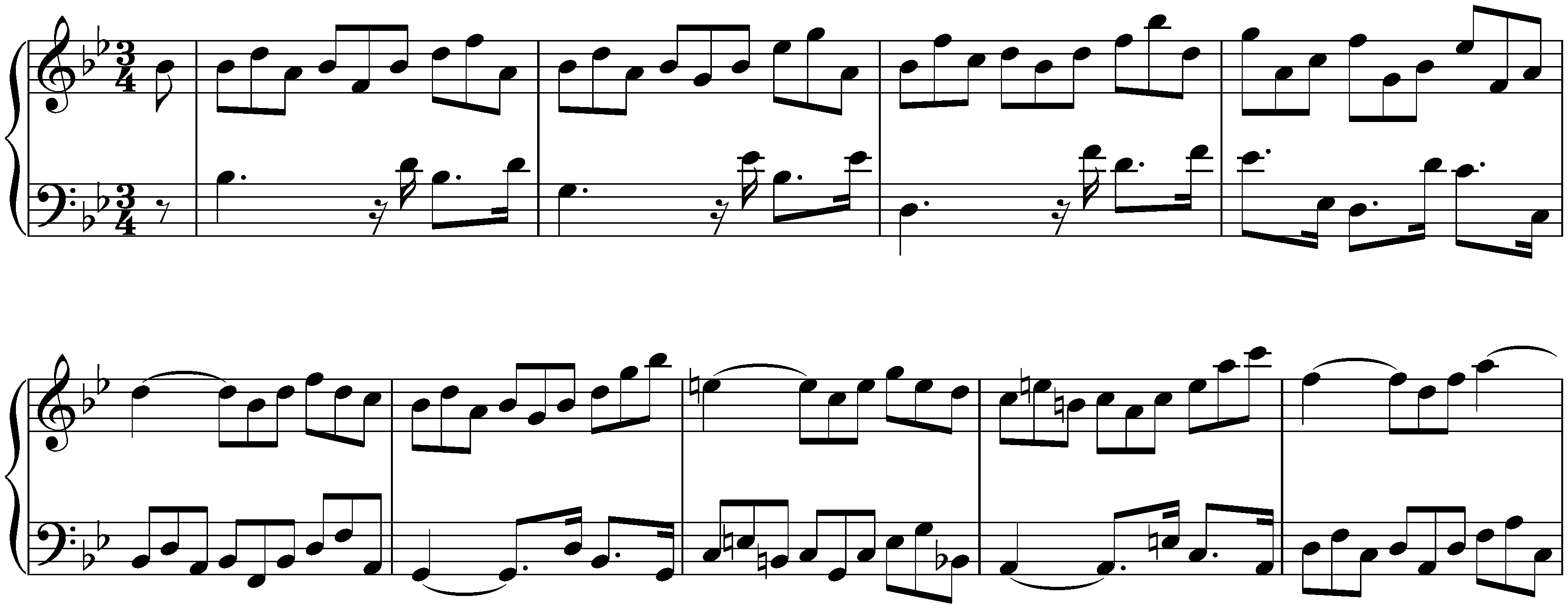 Partita no. 1 in B-flat major, BWV 825; 3. Corrente