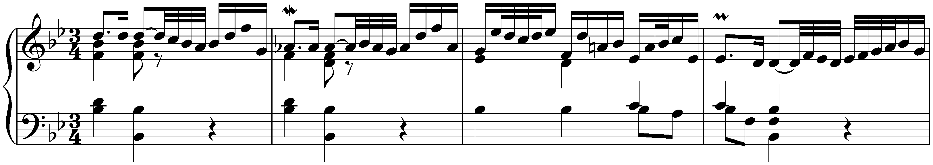 Partita no. 1 in B-flat major, BWV 825; 4. Sarabande