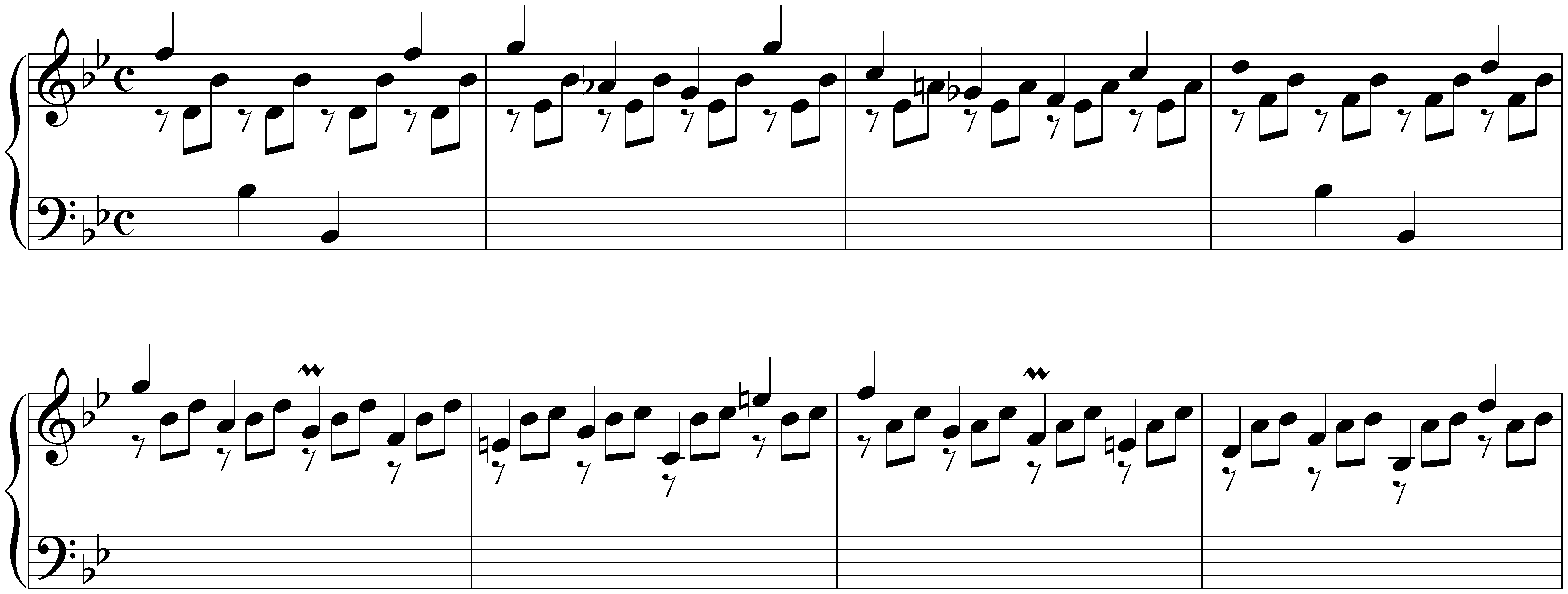 Partita no. 1 in B-flat major, BWV 825; 6. Giga