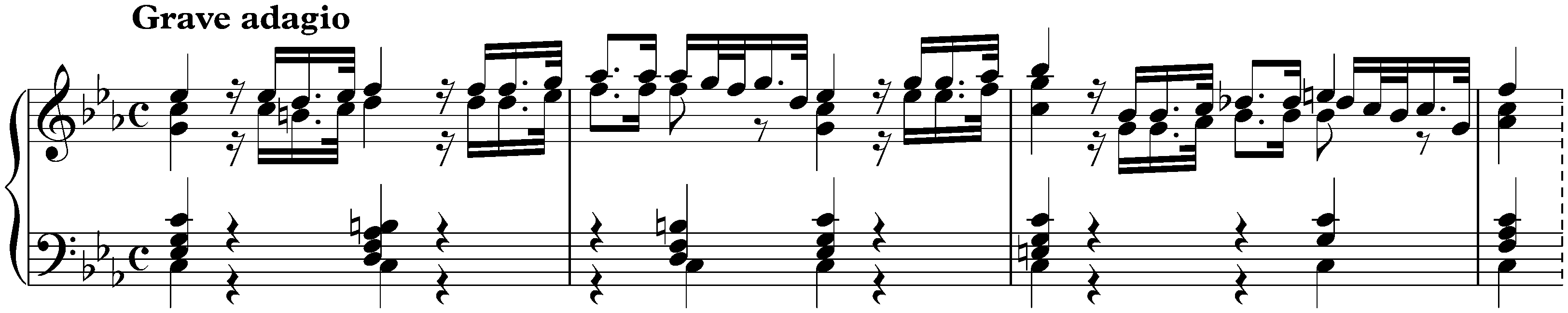 Partita no. 2 in C minor, BWV 826; 1. Sinfonia