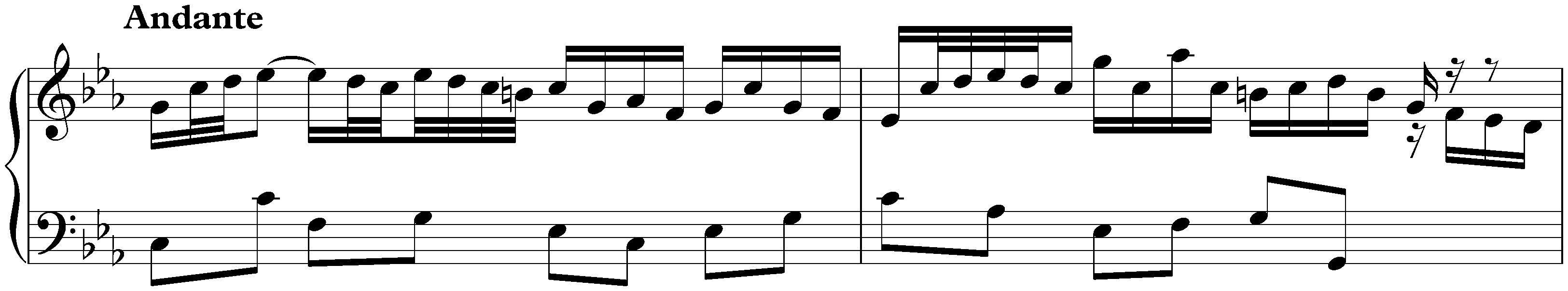 Partita no. 2 in C minor, BWV 826; 1. Sinfonia