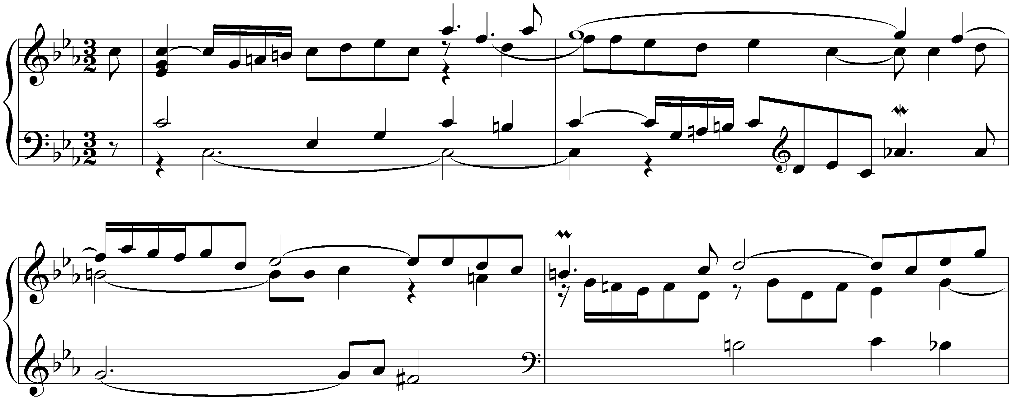 Partita no. 2 in C minor, BWV 826; 3. Courante