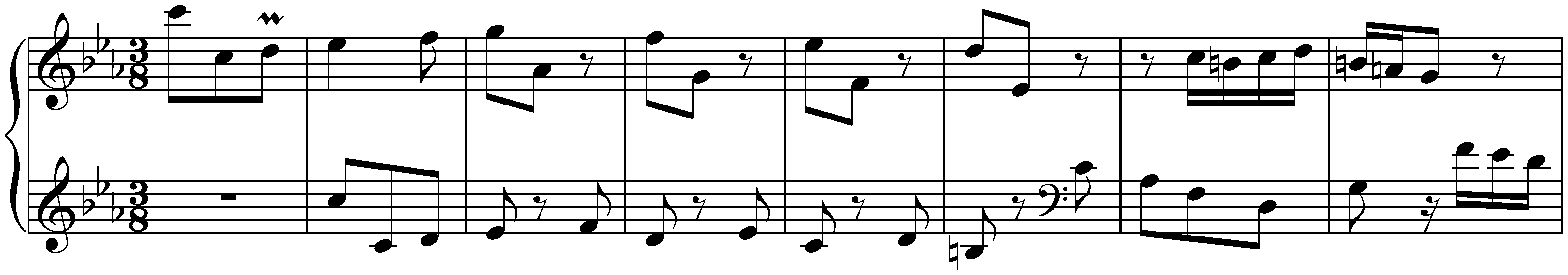 Partita no. 2 in C minor, BWV 826; 5. Rondeaux