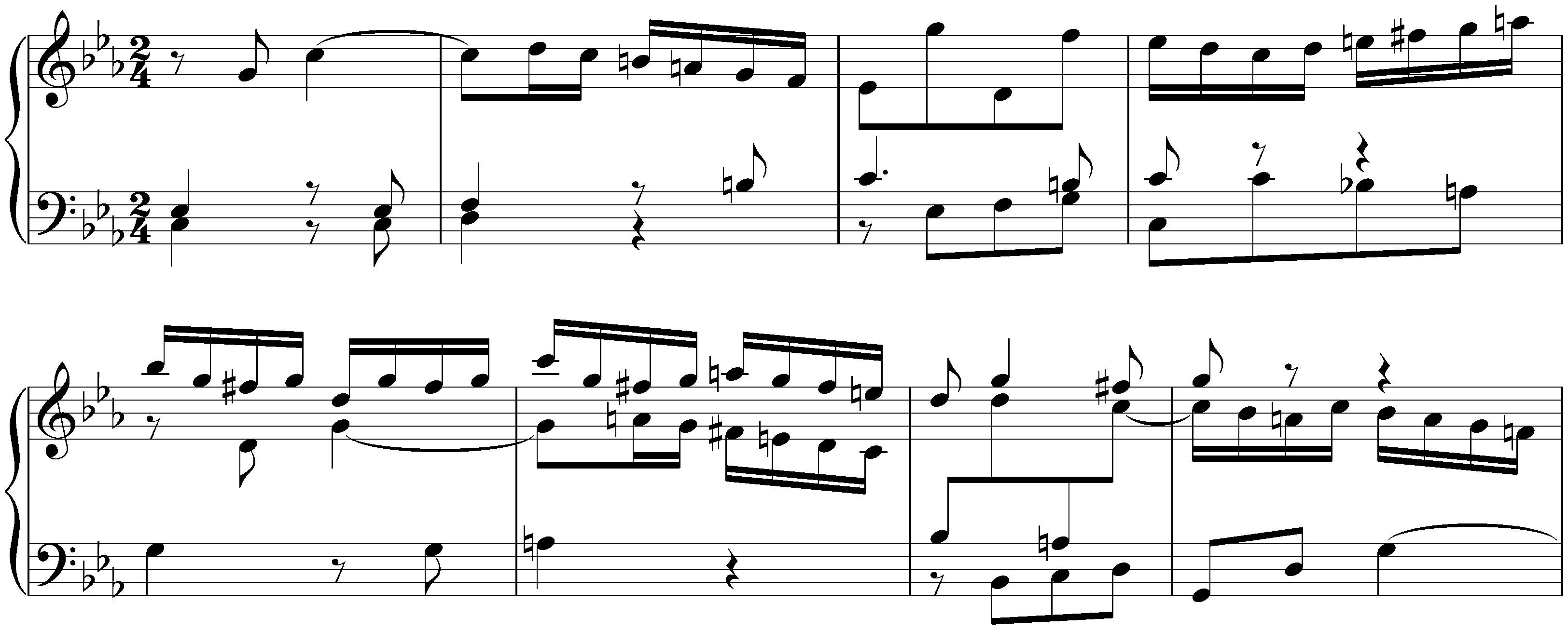 Partita no. 2 in C minor, BWV 826; 6. Capriccio