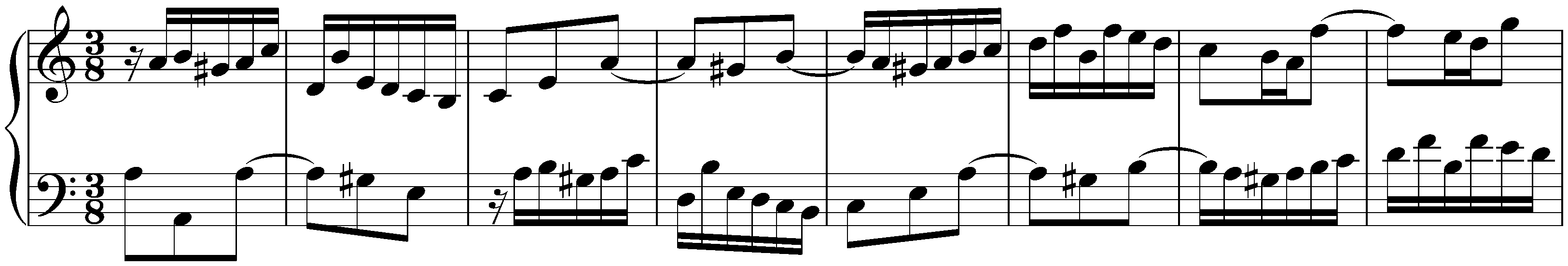 Partita no. 3 in A minor, BWV 827; 1. Fantasia