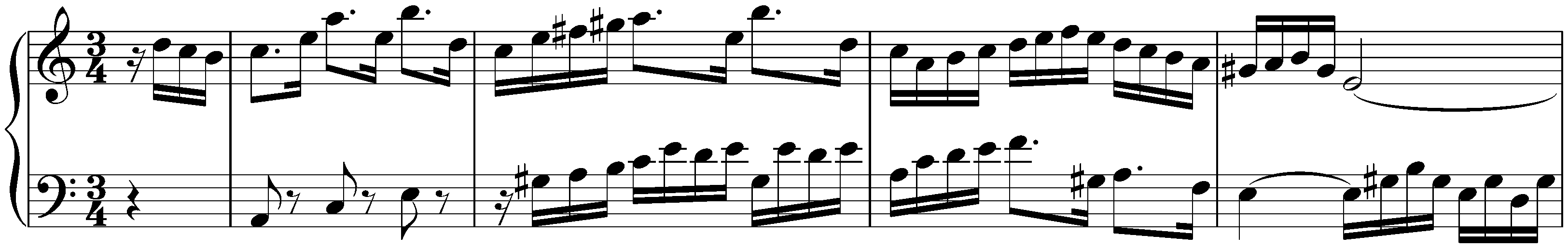 Partita no. 3 in A minor, BWV 827; 3. Courante