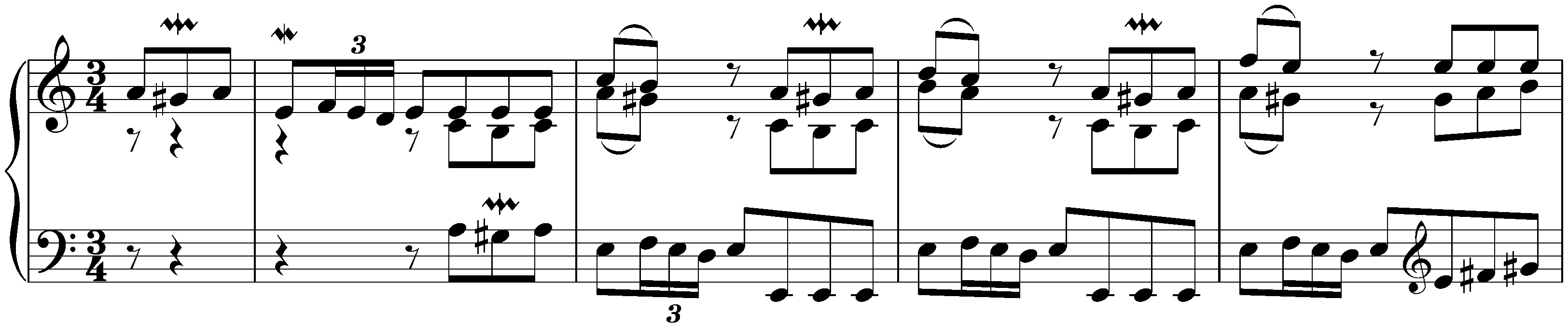 Partita no. 3 in A minor, BWV 827; 4. Sarabande