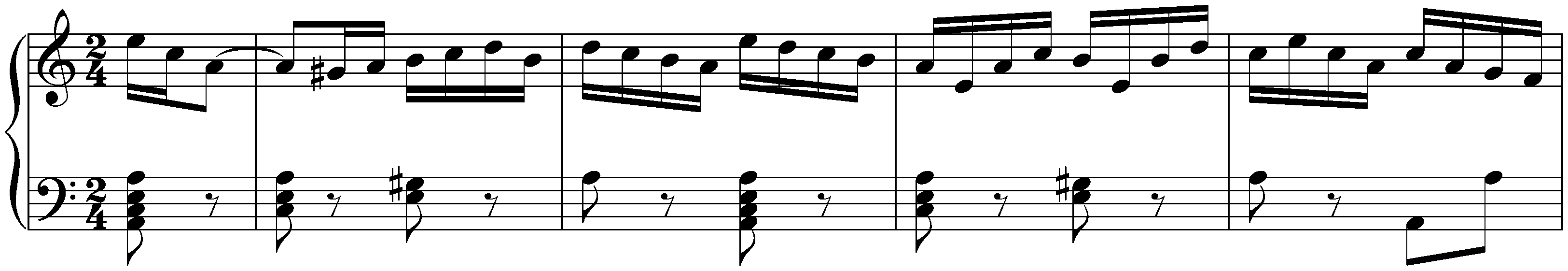 Partita no. 3 in A minor, BWV 827; 6. Scherzo
