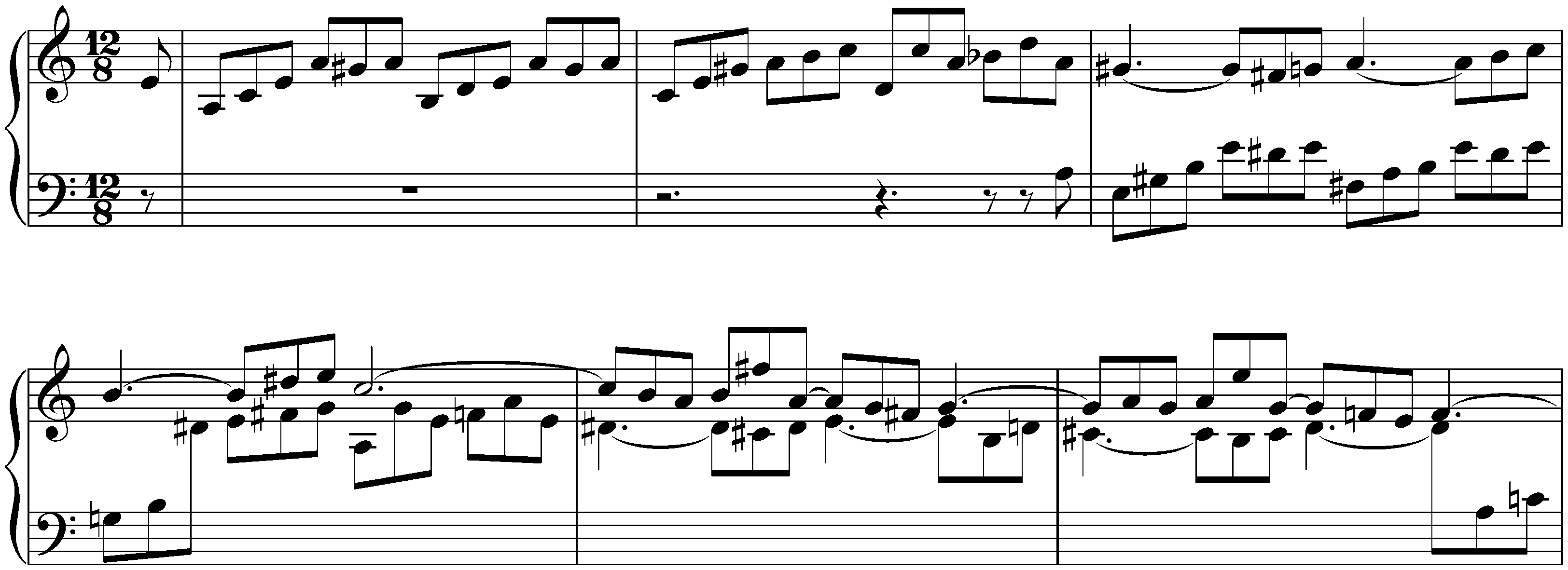 Partita no. 3 in A minor, BWV 827; 7. Gigue