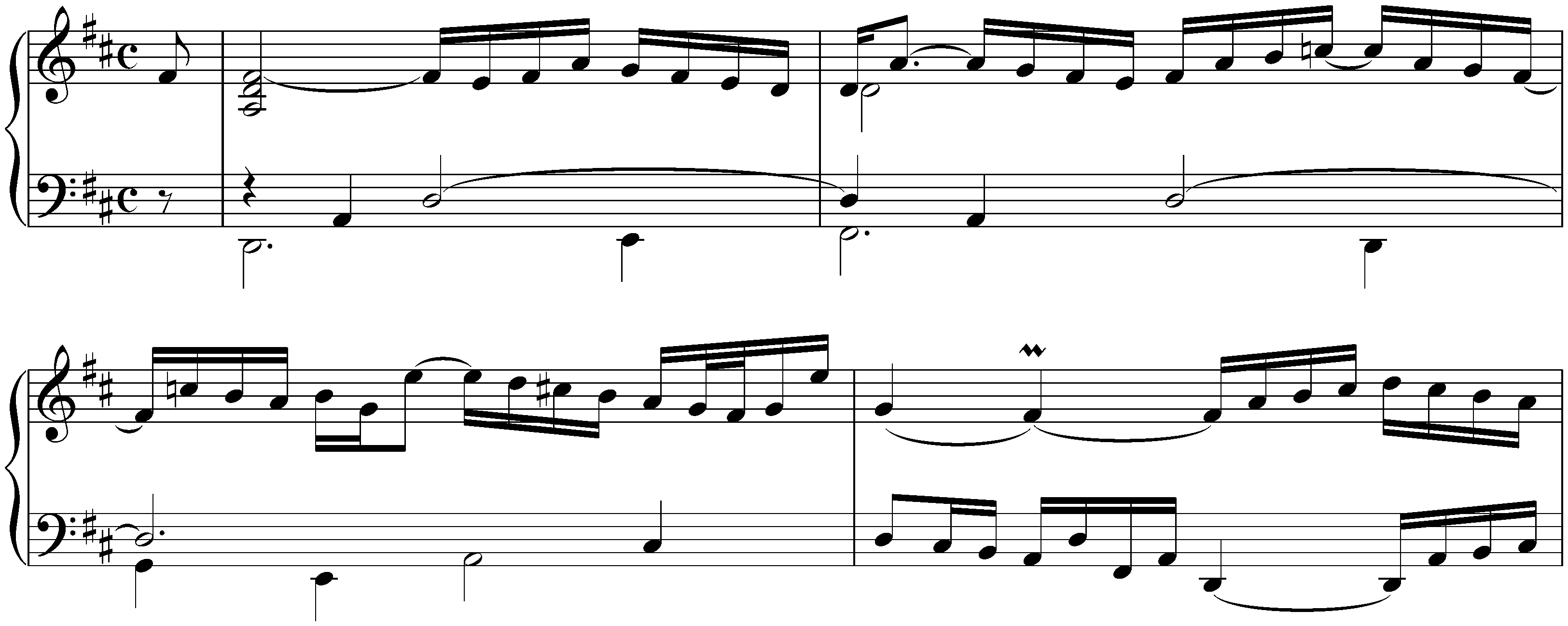 Partita no. 4 in D major, BWV 828; 2. Allemande