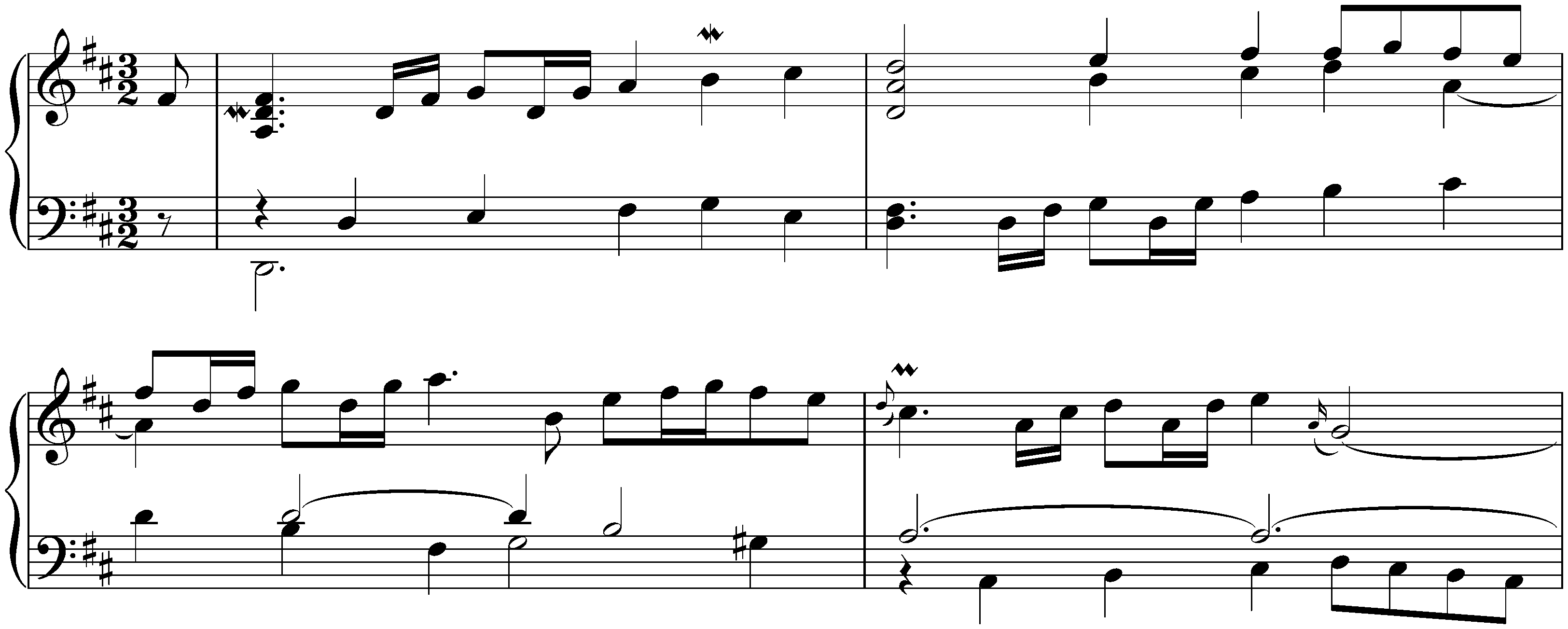 Partita no. 4 in D major, BWV 828; 3. Courante