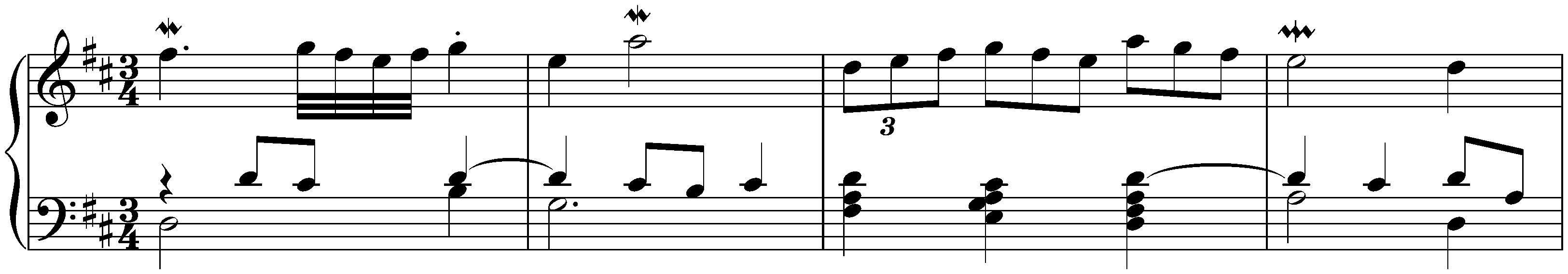 Partita no. 4 in D major, BWV 828; 6. Menuet