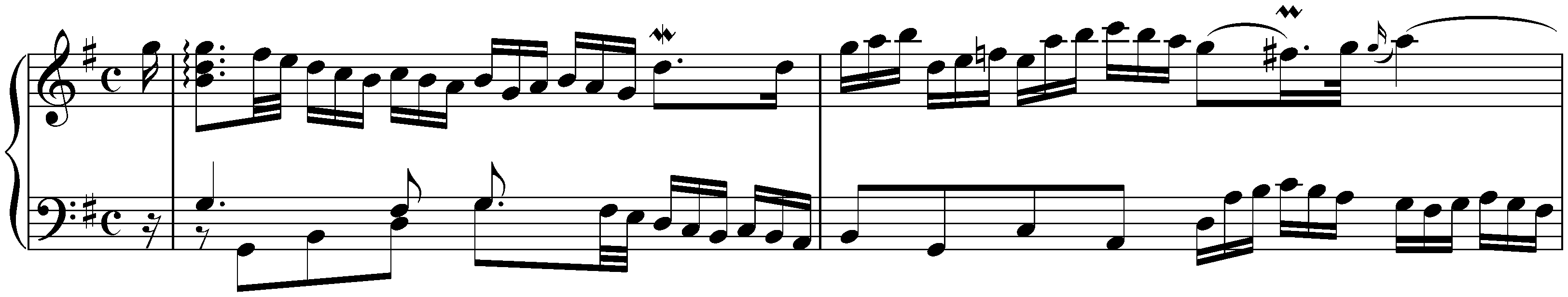 Partita no. 5 in G major, BWV 829; 2. Allemande