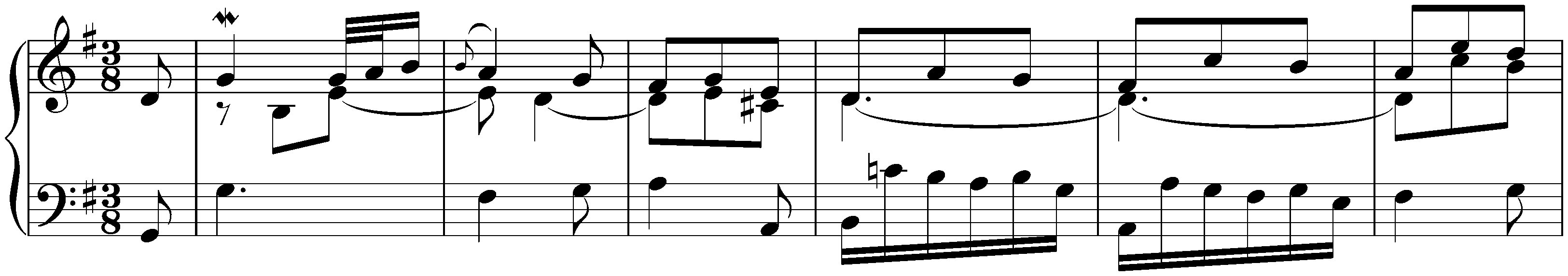 Partita no. 5 in G major, BWV 829; 6. Passepied