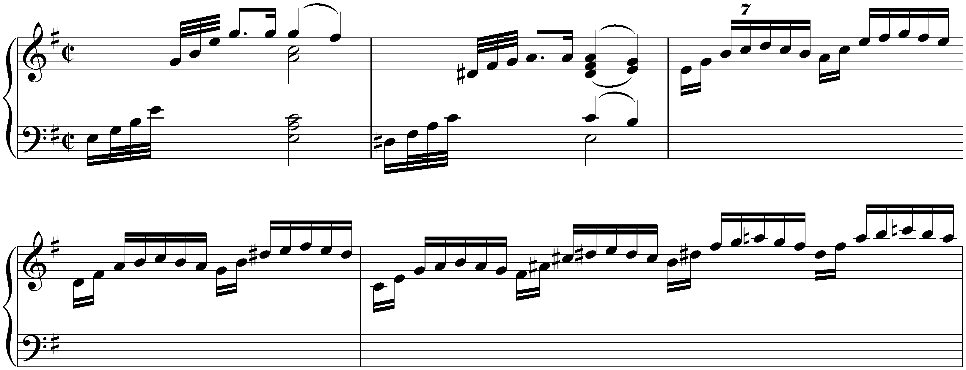 Partita no. 6 in E minor, BWV 830; 1. Toccata