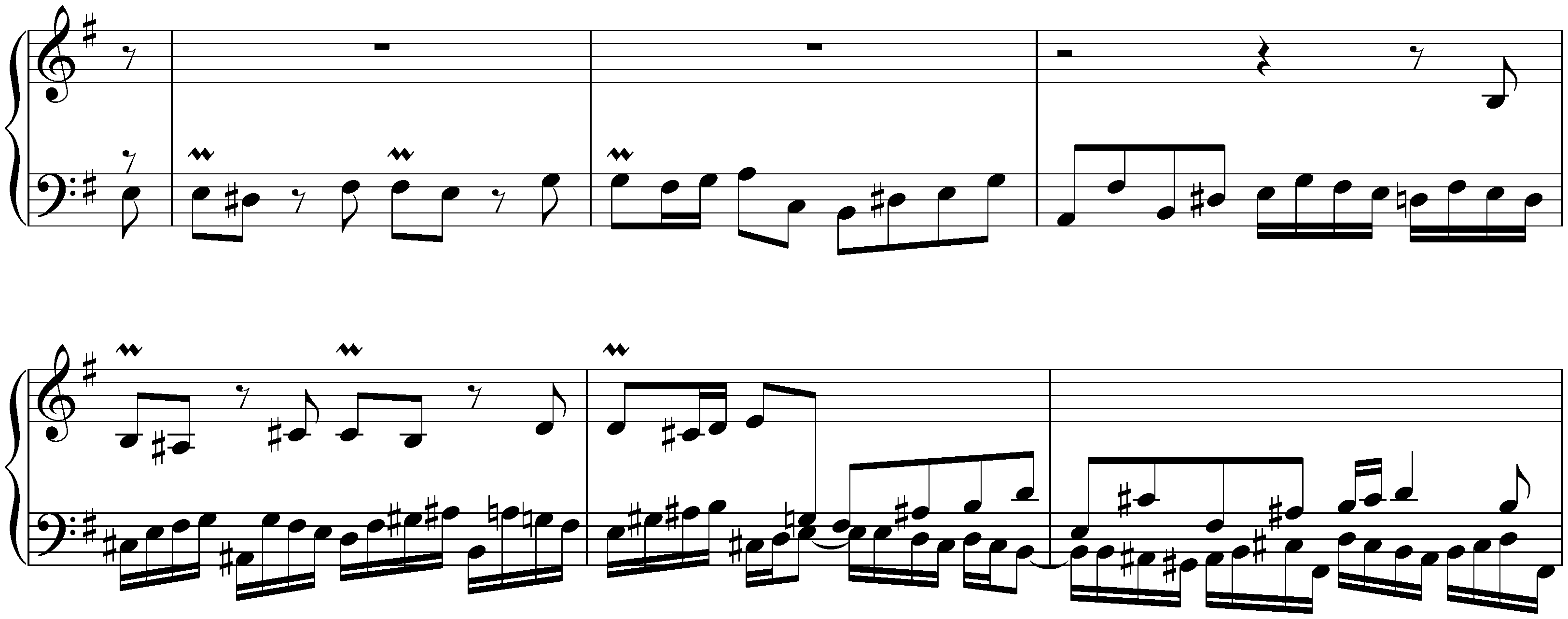 Partita no. 6 in E minor, BWV 830; 1. Toccata