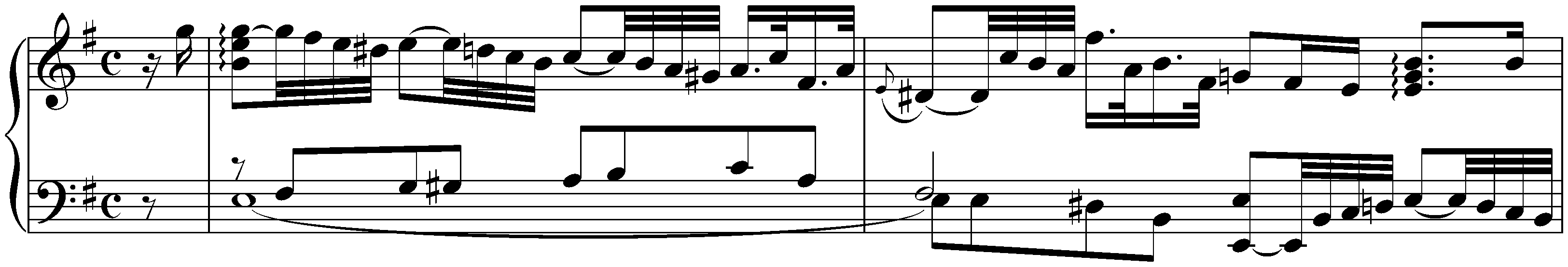 Partita no. 6 in E minor, BWV 830; 2. Allemanda