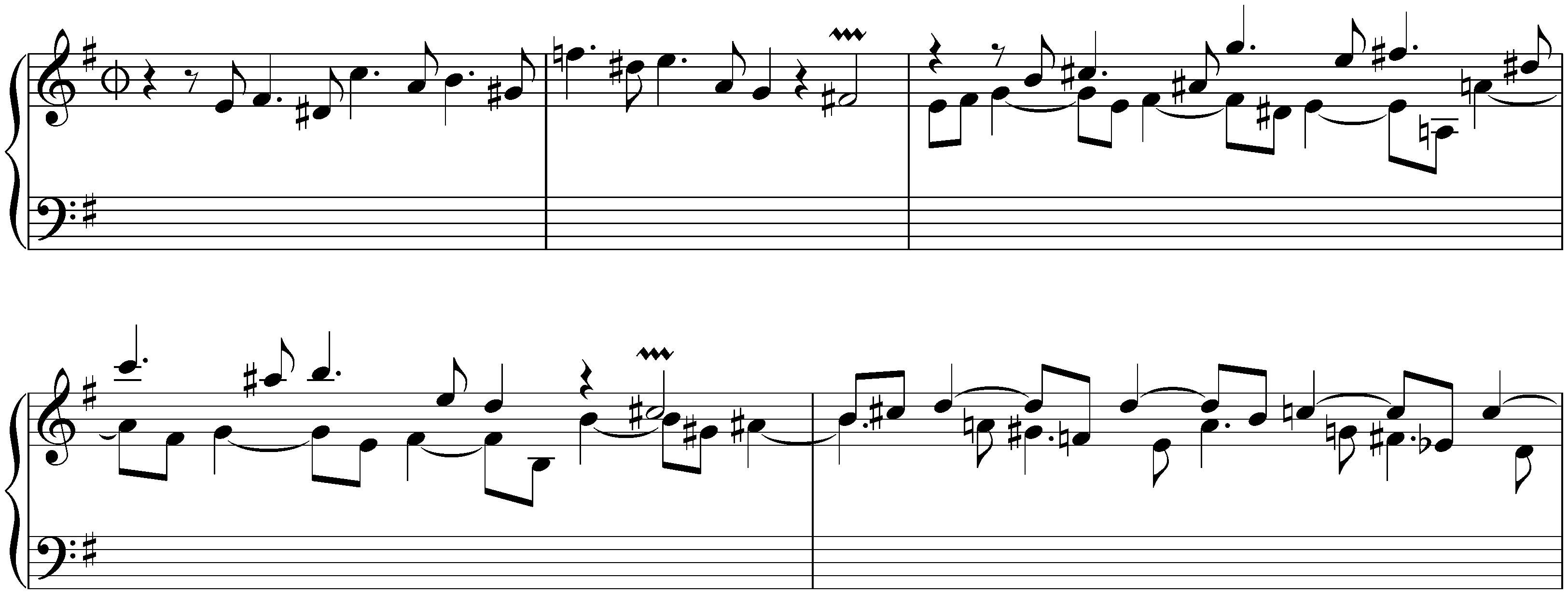 Partita no. 6 in E minor, BWV 830; 7. Gigue