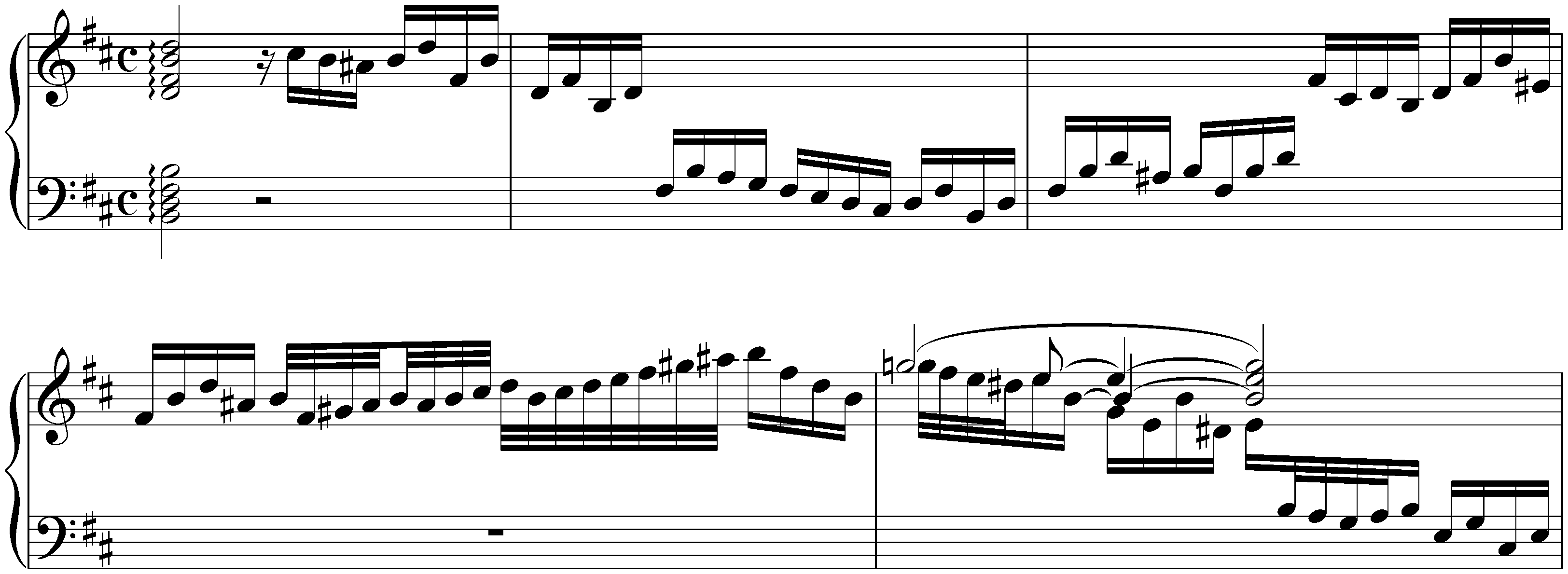 Prelude in B minor, BWV 923