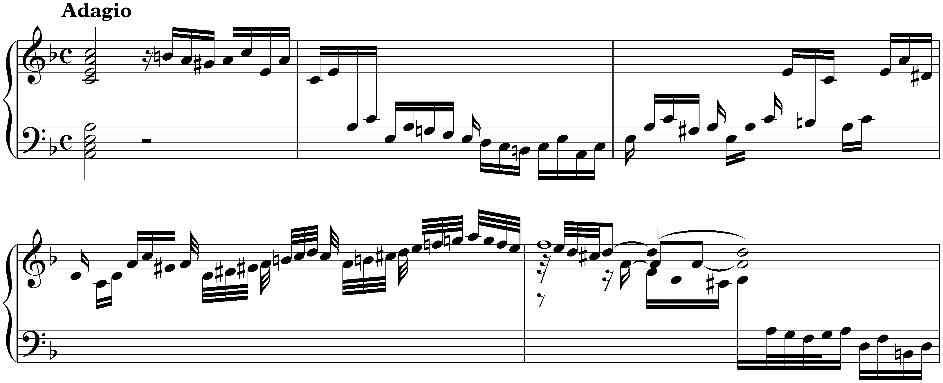 Prelude in A minor, BWV 923a