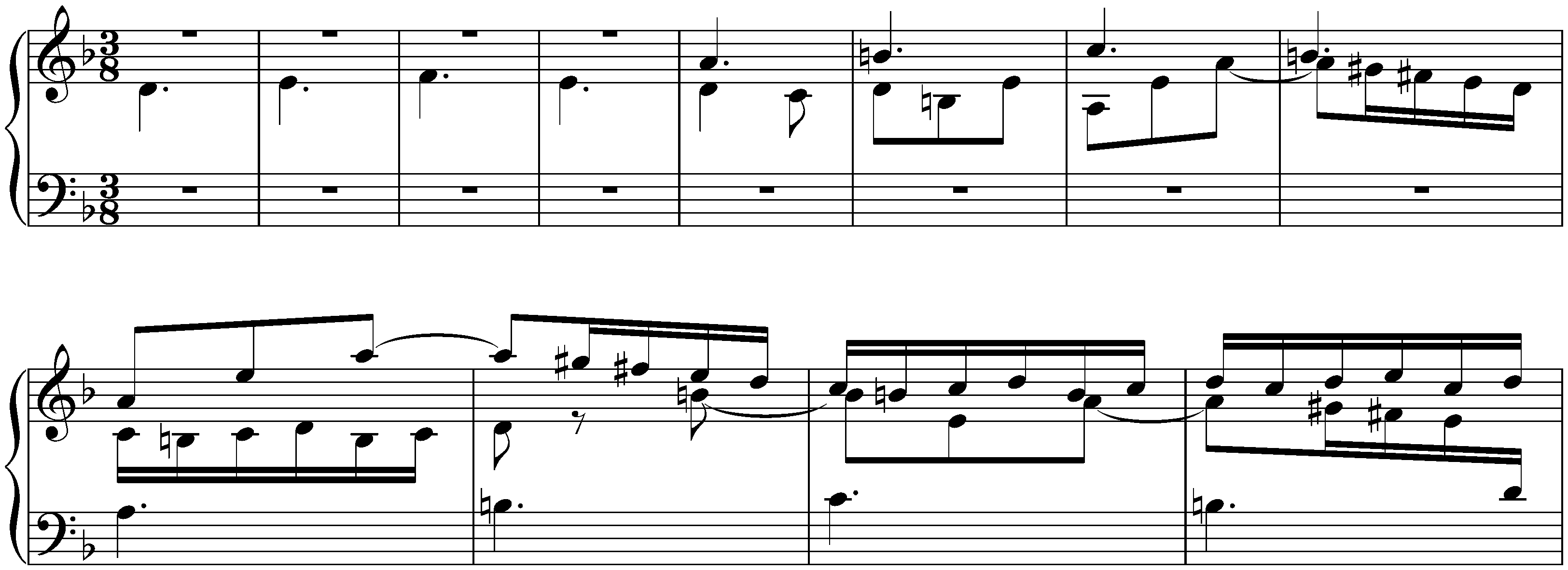 Prelude and Fughetta in D minor, BWV 899; 2. Fughetta