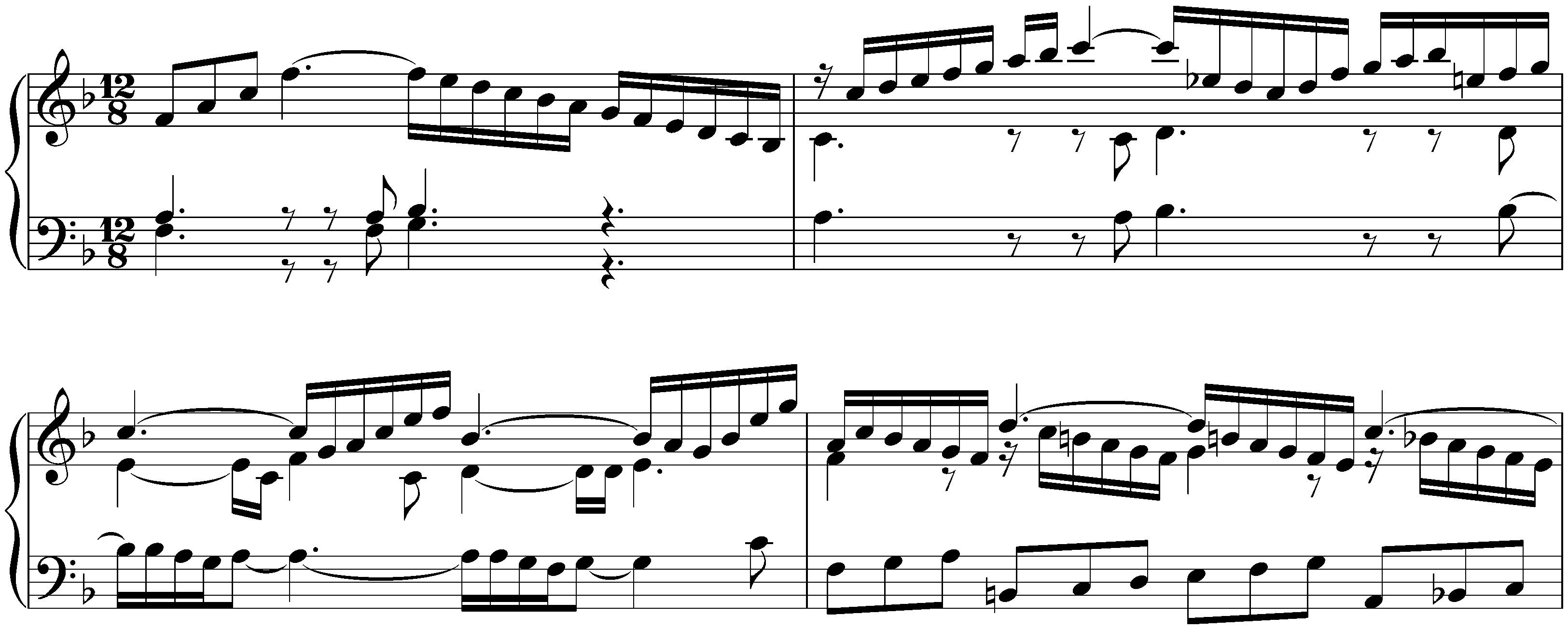 Prelude and Fughetta in F major, BWV 901; 1. Prelude