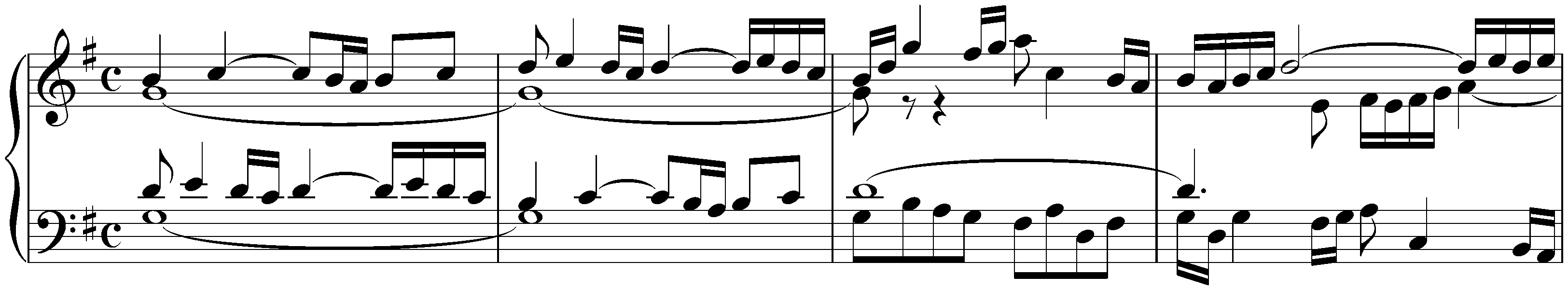 Prelude and Fughetta in G major, BWV 902; 1. Prelude