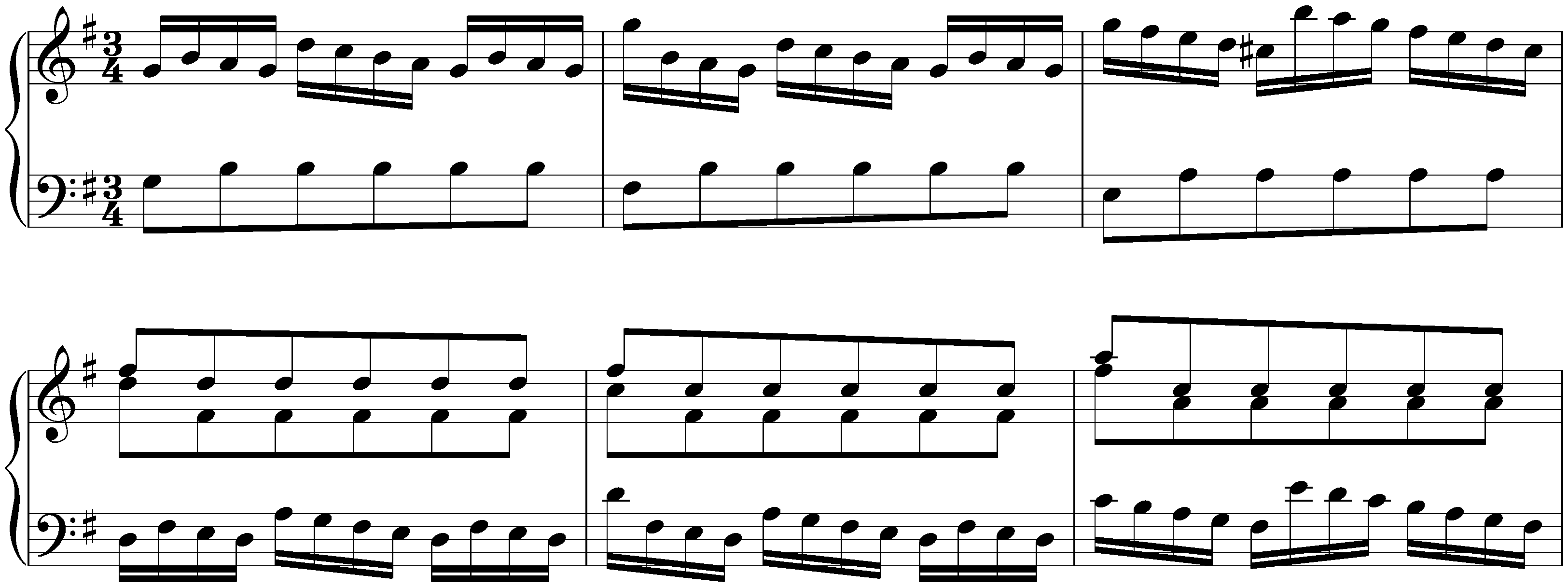 Prelude and Fughetta in G major, BWV 902; 1. Prelude (earlier version)