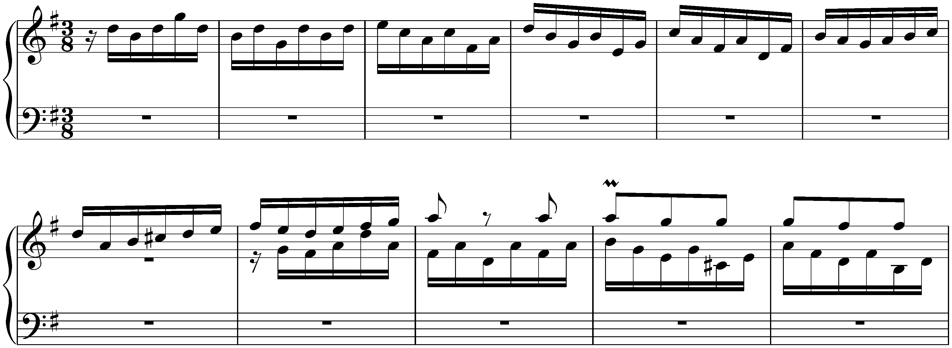 Prelude and Fughetta in G major, BWV 902; 2. Fughetta