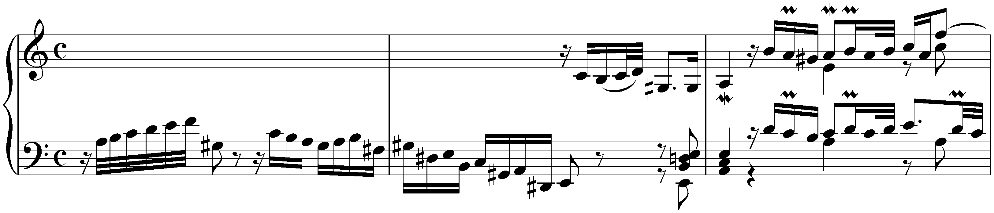 Prelude and Fugue in A minor, BWV 895; 1. Prelude