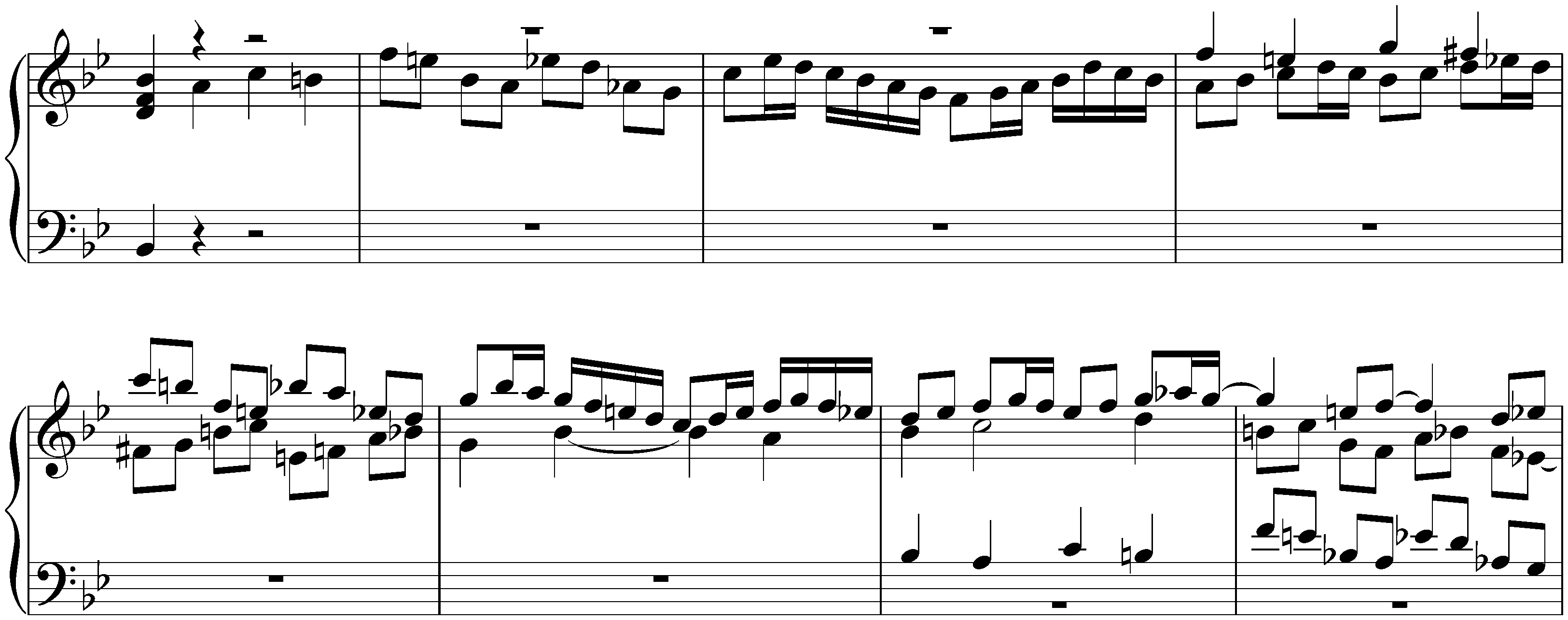 Prelude and Fugue in B-flat major on B-A-C-H, BWV 898; 2. Fugue