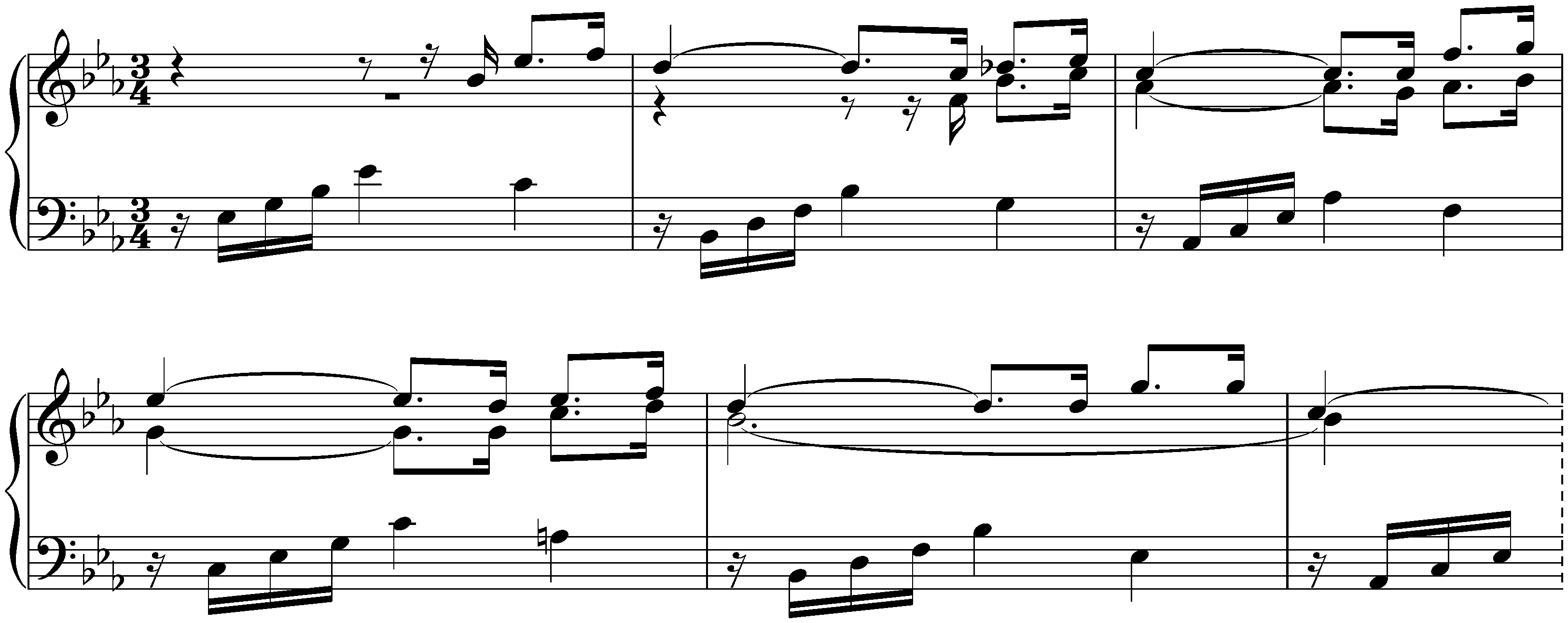 Fifteen Sinfonias, BWV 787–801; 5. E-flat major, BWV 791