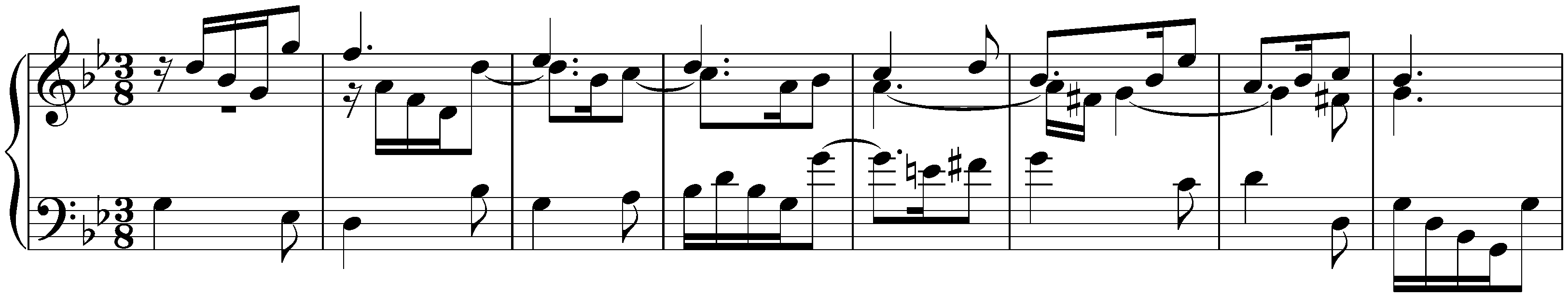 Fifteen Sinfonias, BWV 787–801; 11. G minor, BWV 797