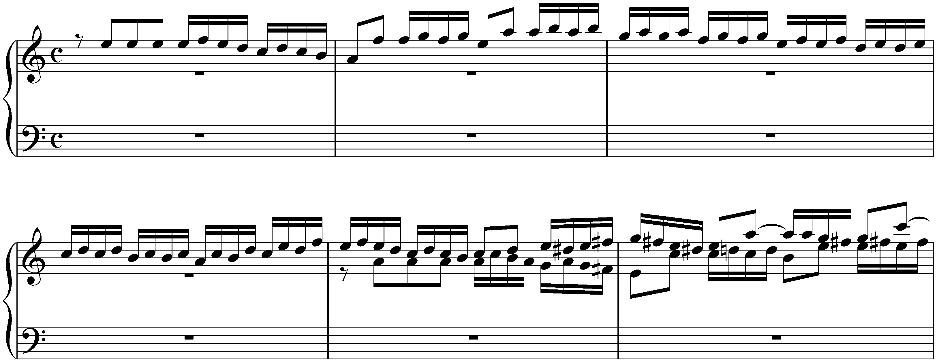 Sonata in A minor after Johann Adam Reincken, BWV 965; 2. Fuga