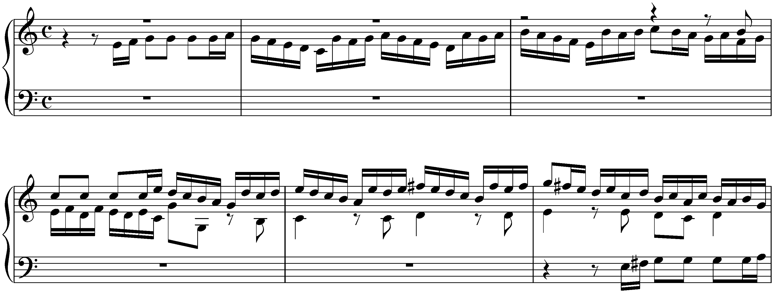 Sonata in C major after Johann Adam Reincken, BWV 966; 2. Fuga