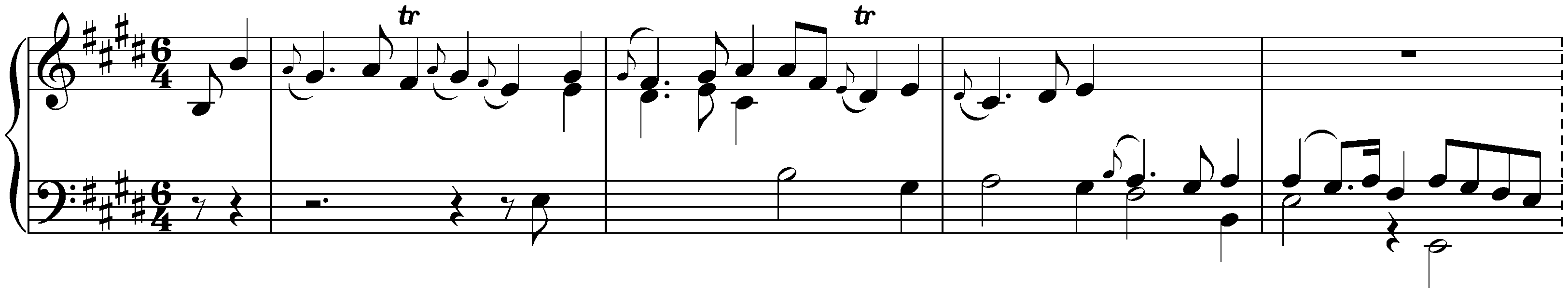 Suite in E major, BWV 1006; 2. Loure