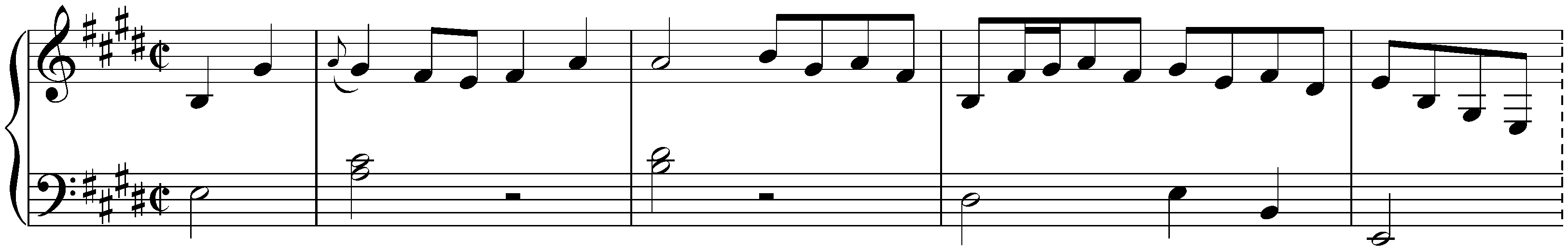 Suite in E major, BWV 1006; 3. Gavotte en Rondeau