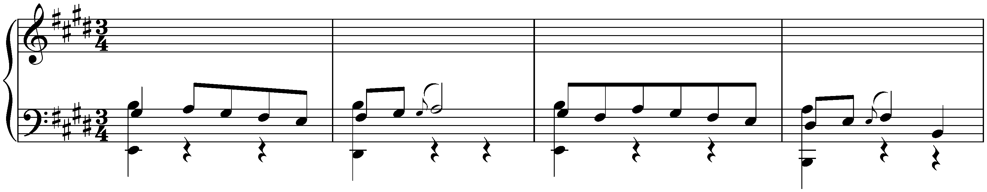 Suite in E major, BWV 1006; 4. Menuet I – Menuet II