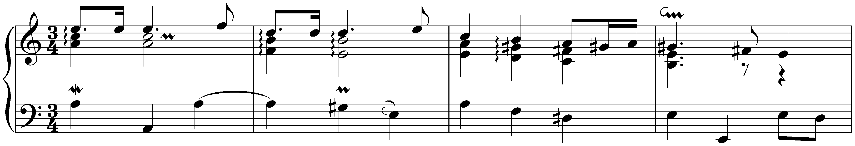 Suite in A minor, BWV 818 (second version); 4. Sarabande