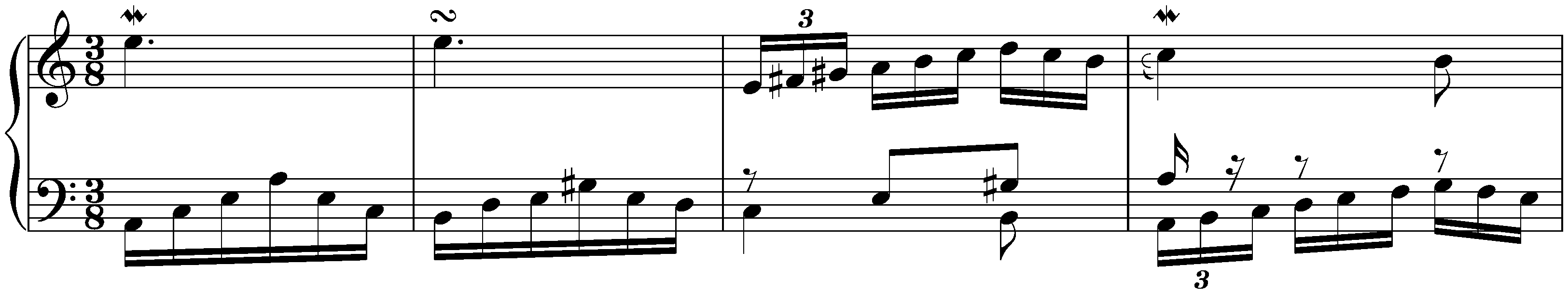 Suite in A minor, BWV 818 (second version); 5. Menuet